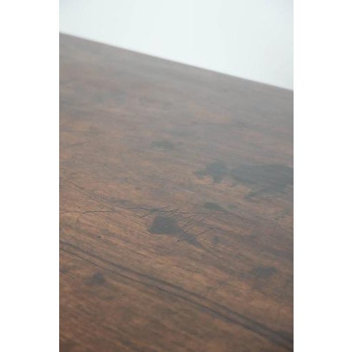 Large Antique Spanish Dining Table with Wrought Iron Base, 18th Century For Sale - Image 14 of 16