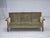 1960s, Danish 3-seater sofa. Original light green furniture velour, ash wood legs, brass springs in the seat. Original...