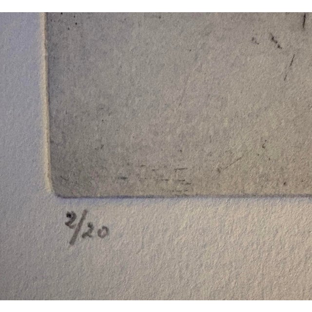 Black and White Mid-Century Still Life Lithograph by Artist Fima, Signed (14.5” X 17.25”) For Sale - Image 4 of 8