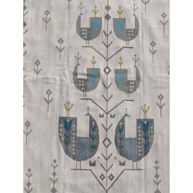 Handwoven Wool Tapestry by Eva Nemeth, 1970s For Sale - Image 4 of 11