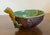 Ceramic Antique 19th Century Chinese Porcelain Salt Cellar in the Form of a Lychee Nut With Branch Handle For Sale - Image 7 of 12