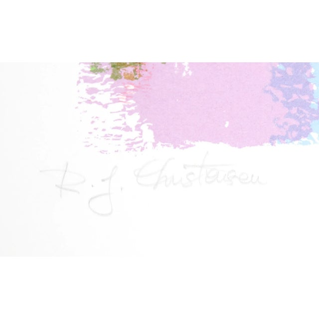 Artist: African Sky Title: Ronald Julius Christensen Year: 1980 Medium: Lithograph, signed and numbered in pencil Edition:...