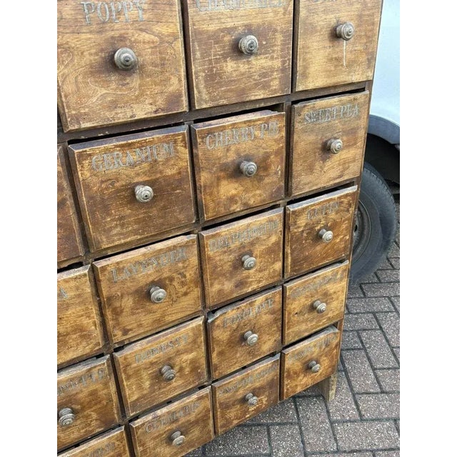 Antique Bank of Shop 25 Drawers For Sale - Image 18 of 18