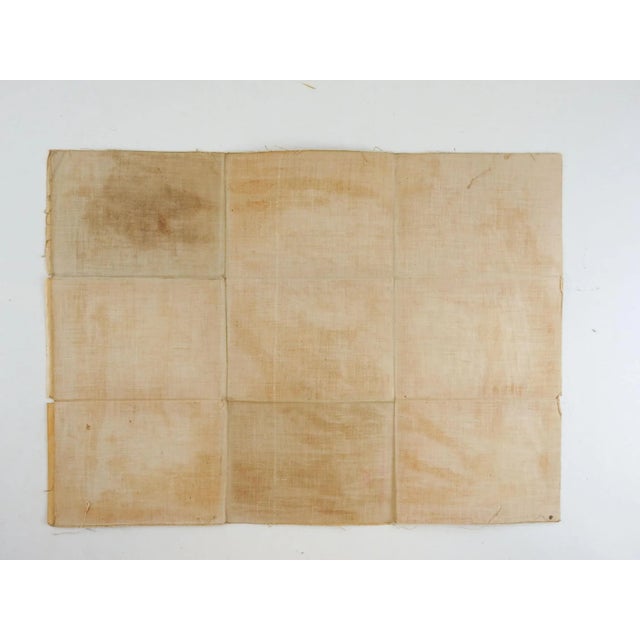 Santanoni New York quadrant 1903 US Geological Survey topographical folding map on Linen. Meant to be carried while...
