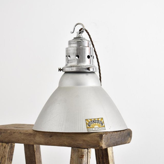 Mirrored Mercury Glass Pendant Light from Gec GECoRay, 1920s For Sale - Image 3 of 7