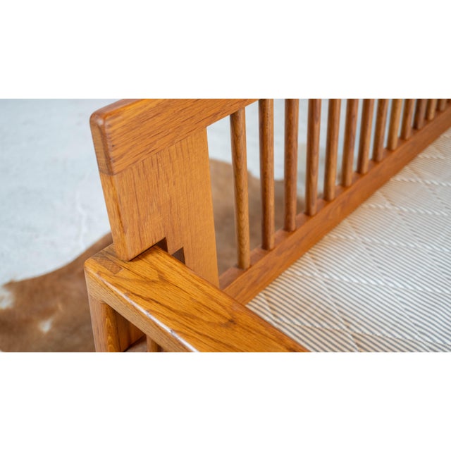 Vintage Charles Webb White Oak Wood Daybed Sofa For Sale - Image 12 of 18