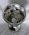 Silver Mercury Glass Footed Cup For Sale - Image 8 of 11