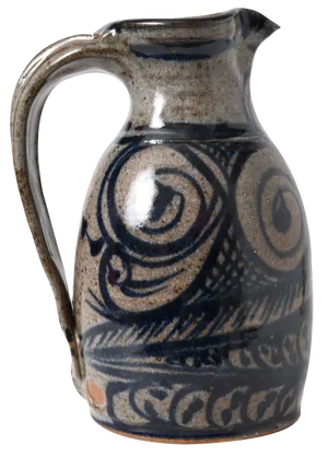 Scandinavian Stoneware Studio Pottery Jug, 1960s