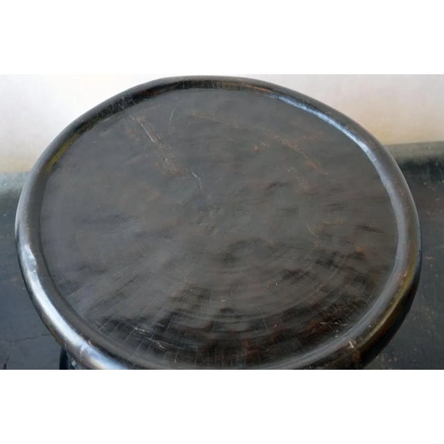 Early 20th Century Pair of African Bamileke Hand Carved Wood Tables or Stools For Sale - Image 5 of 6