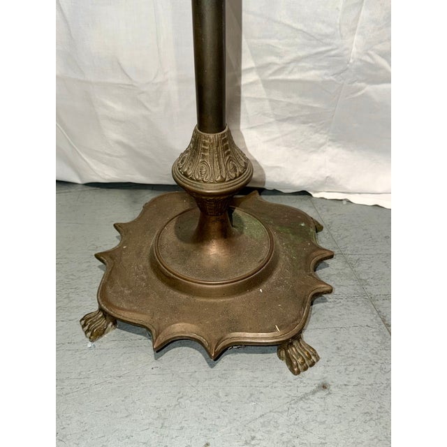 Antique Bronze Oil Lamp, 1890s For Sale - Image 10 of 11