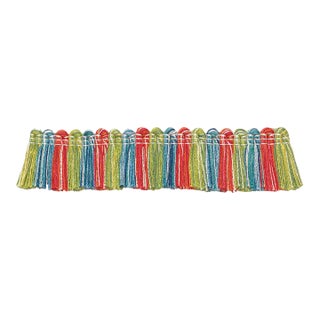 Schumacher Biarritz Ruche in Juicy Fruit For Sale