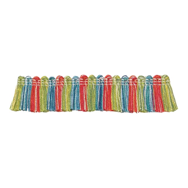 Schumacher Biarritz Ruche in Juicy Fruit For Sale