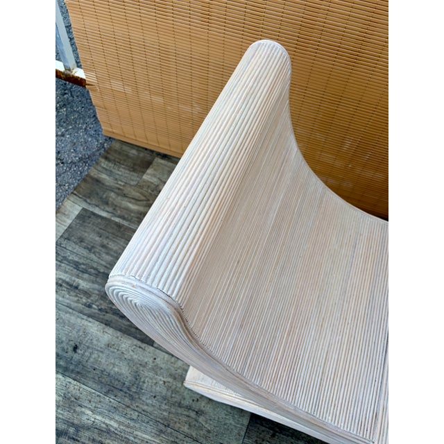Coastal Style Pencil Reed Coffe Table in the Betty Cobonpue Manner. Circa 1980's. For Sale - Image 13 of 17