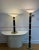 This listing is for One Floor Lamp. There is a pair of matching table lamps in a separate listing.