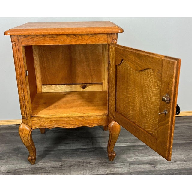 Wood Vintage French Nightstands, Set of 2 For Sale - Image 7 of 11