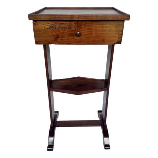 Vintage Mahogany Two-Tier Drink Table For Sale