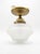 This compact semi-flush ceiling light would work beautifully in a dressing room or walk-in closet, especially near a...