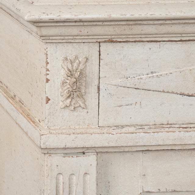 Late 19th Century White Swedish Sideboard Buffet For Sale - Image 9 of 16