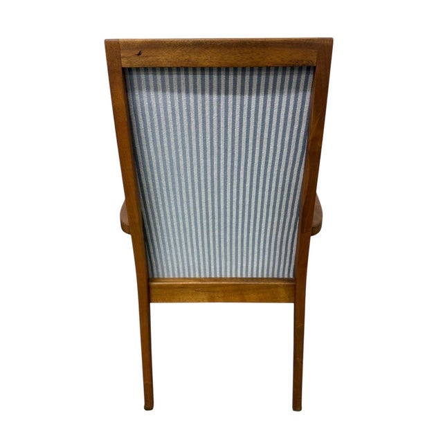 Dillingham Manufacturing Company Mid-Century Modern Dillingham Walnut Dining Chairs - Set of 4 For Sale - Image 4 of 8