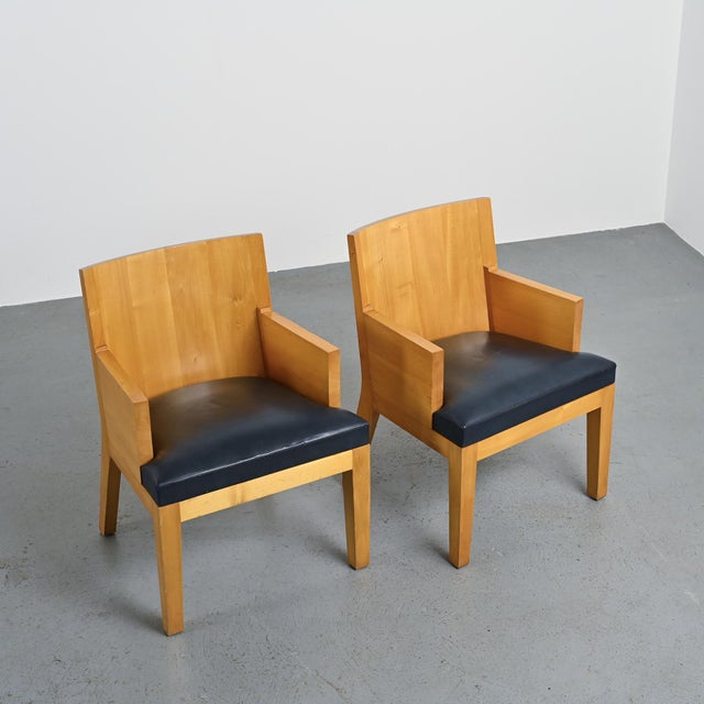 Stall Armchairs by Christian Liaigre, 1990, Set of 2 For Sale - Image 14 of 16