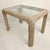 1980s Coastal Chic Cerused Rattan Side Table For Sale - Image 10 of 10