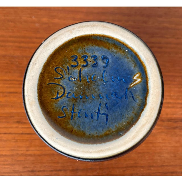 Mid-Century Modern Danish Model 3339 Studio Pottery Candleholders by Einar Johansen for Søholm, 1960s, Set of 2 For Sale - Image 13 of 17