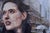 Contemporary Bound by Stefan Smit | Oil on Panel Woman in a city street looking upwards on a rainy day. For Sale - Image 3 of 4