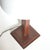Saddle Stitched Leather Lamp, France, 1960s For Sale - Image 3 of 10