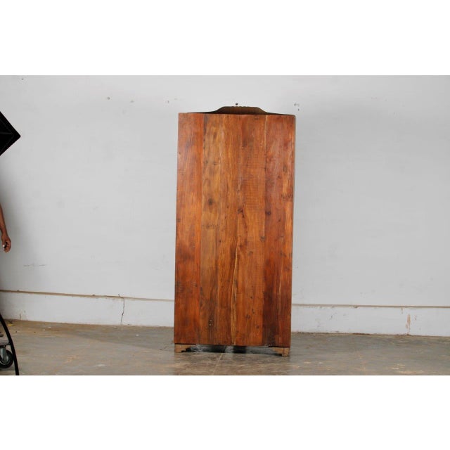 1940s Vintage Indian Teakwood Bookcase For Sale - Image 5 of 7