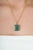 Statement 14.22 Carat Natural Green Emerald Solitaire Pendant in 14k Yellow Gold For Sale - Image 9 of 15