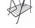 Mid Century Modern 1950s Kitsch Magazine Rack Holder Wrought Iron Vintage Richard Galef Restored For Sale In Palm Springs - Image 6 of 8