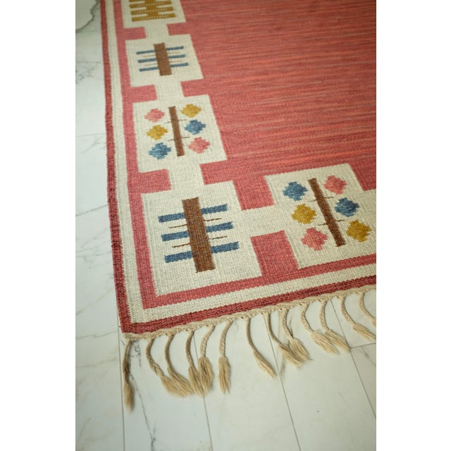 Vintage Swedish Rug by Anna Greta Sjöqvist For Sale - Image 4 of 12