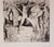 Marino Marini, The Theater of Masks Edition of 75, 1950s, Etching For Sale