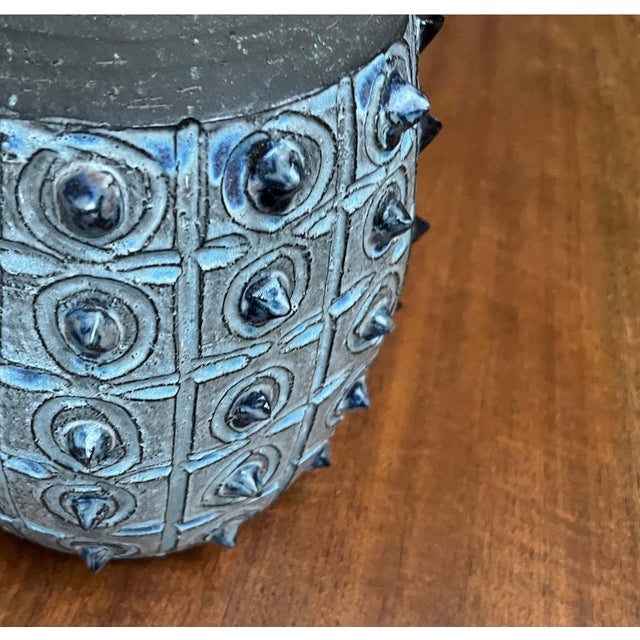 Ceramic Mid-Century Modern Danish Studio Pottery Table Lamp from Jette Hellerøe, 1960s For Sale - Image 7 of 18