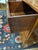 Beautiful 2 piece Victorian - British wooden campagne chest of drawers featuring rich, warm brown wood tones, distinctive...