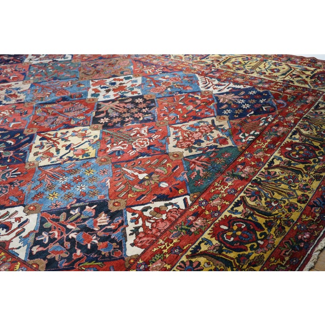 1930s Vintage Bakhtiari Rug 12'10'' X 18'8'' For Sale In New York - Image 6 of 11