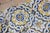 17th Century Portuguese Antique Tiles Set of 40 Blue, Yellow & White Geometric Floral For Sale - Image 11 of 18