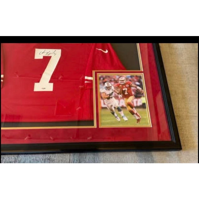 2020s Kaepernick Autographed Framed 49ers Jersey For Sale - Image 5 of 11