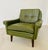 Gold Vintage Danish Olive Green Lounge Chair by Svend Skipper, 1960s For Sale - Image 8 of 13