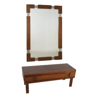 Moskosel Hall Set with Mirror, Set of 2 For Sale