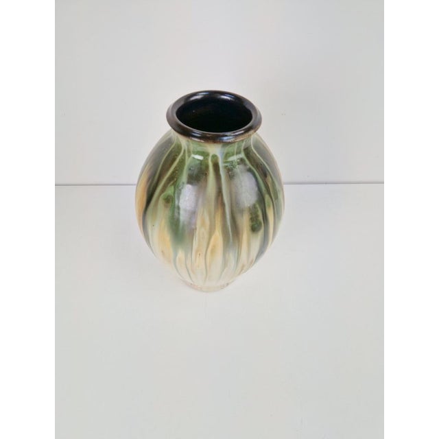 Glazed Stoneware Vase by Grégoire Lebon, Belgium, 1940s For Sale - Image 4 of 16