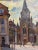 1960s Gachegov, Church in Riga (Latvia), Russian Painting, 1961 For Sale - Image 5 of 12