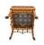 William Switzer Faux Bamboo Ottoman - BenchWith Plaid Upholstery For Sale - Image 12 of 15