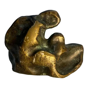 Mid 20th Century Figurative Sculpture of Woman and Child