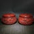 Pair of Vintage Cinnabar Carved Lacquer Landscape Jars For Sale In Los Angeles - Image 6 of 6