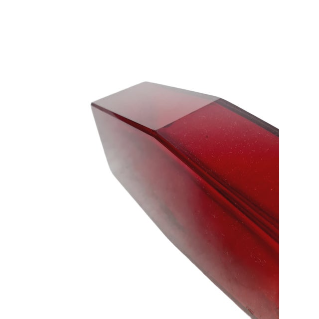 Art Deco Glass Vase by Joseph Hoffmann from Moser, Czechoslovakia, 1930s For Sale - Image 14 of 18