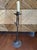 Vintage 1970’s Rustic Brutalist 15.5” Metal Candleholder For Sale - Image 12 of 12