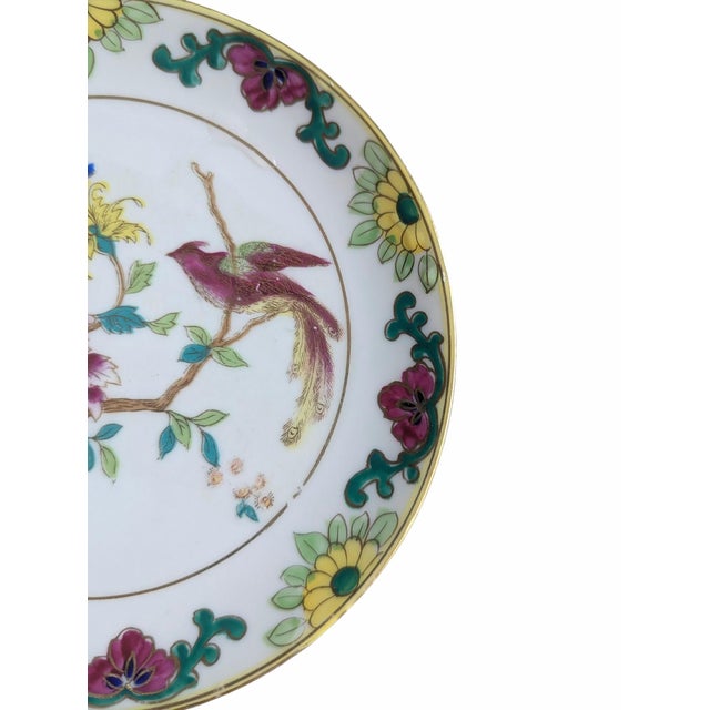 Early 20th Century Hand Painted Chinoiserie Porcelain Nippon Plates - Set of 4 For Sale - Image 11 of 12