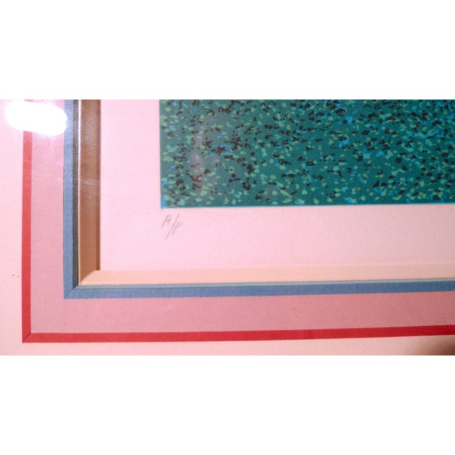 1980s "Ballooning at Dawn" A/P Lithograph by Fanch Ledan, Framed For Sale - Image 4 of 9