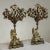 Pair 19th Century Bronze Candlesticks with Angels hail from the Napoleon III Period, and feature stunning angels on...